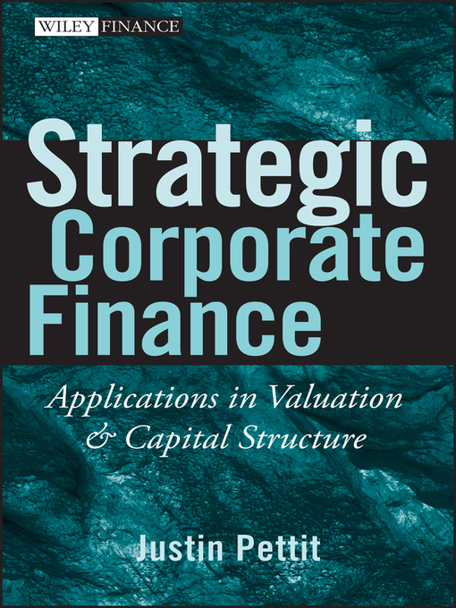 Cover image for Strategic Corporate Finance